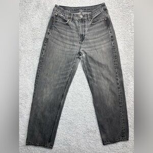 American Eagle Jeans Womens 6 90s Boyfriend Jean Distressed Grunge Skate Lived